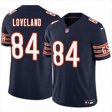 NWT MEN'S Colston #84 Loveland 2025 All Stitched Jersey Navy/White picture
