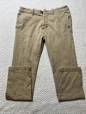 Hollister Pants Epic Flex Skinny Chino Tan Khaki Casual Trousers- Mens 30x30 picture