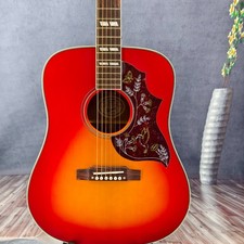 Ship US Hummingbird Standard Acoustic Guitar – Sunburst Finish Full Solid Wood picture