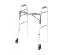 Drive Medical Deluxe Two Button Folding Walker with 5