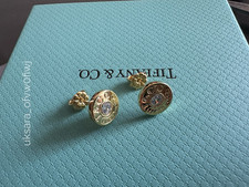 NEWTlfanyCo1837 Circle Diamond Studs 18K Yellow Gold picture