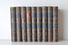 Antique Leather Bound Life of Samuel Johnson by James Boswell 1835 - Missing Vol picture