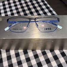 NEW IZOD BLACK 54/14/145 EYEGLASSES FRAMES ONLY picture
