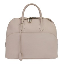 Best10 Hermes Rose Dragee Swift Bolide 1923 30 Handbag □K U.15 KW00197 picture