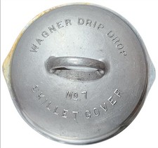 Vtg RARE Wagner Ware Cast Drip Drop Skillet Cover No 7 Lid C-507 1920s USA picture