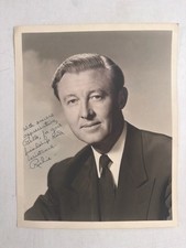 Vintage Autographed Portrait Photo Inscribed 