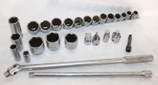 MAC Tools Sockets Lot 27pc. 3/8, 1/2, 3/4 Drive, 1/2