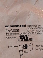  New IFM sensor EVC005 Ecomat 5 Meter Push/Turn - Illinois Stock picture