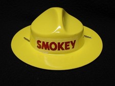 NOS VINTAGE SMOKEY THE BEAR DOLL TOY HAT GENUINE ORIGINAL LOGO REPLACEMENT 18/67 picture