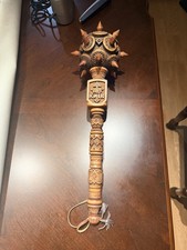 Ukrainian decorative ceremonial wooden bulava (mace) picture