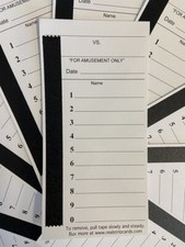 1000 pack - 10 Line Strip Cards. FREE S/H. Pull strips.Football, Breaks, Auction picture