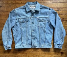Vintage Guess USA XL Mens American Cut Denim Jacket USA made - w/ measurements picture