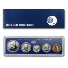 1967 UNITED STATES Special Mint Set SMS in Mint Box NICE COINS w/ Silver Kennedy picture