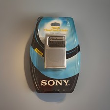 Vintage Sony ICF-S10MK2 AM/FM Radio 2 Band Pocket Handheld NOS 1996 READ picture