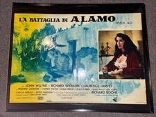 ALAMO Italian fotobusta movie poster 3 JOHN WAYNE RICHARD WIDMARK HARVEY 1961 NM picture