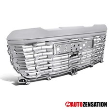 Fit 2022-2026 GMC Sierra 1500 Chrome Front Upper Bumper Hood Grill Mesh Grille picture