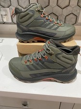 NEW Mens Merrell Speed Strike 2 Mid WP Hiking Boots Shoes, size 11 WIDE picture