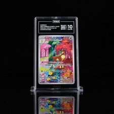 2024 Pokémon Sawsbuck Illustration Rare #166/162 Temporal Forces TAG 10 GEM MINT picture