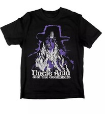 Vtg Uncle Acid And The Deadbeats Band S-5XL Cotton Black Unisex Shirt picture