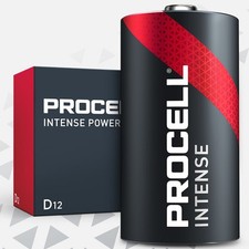 12pc Duracell PROCELL Intense Power PX1300 1.5V D High Performance Alkaline picture