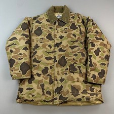 Vintage Duxbak Jacket Mens Large Duck Camo Down Insulated Talon Zip 70s picture