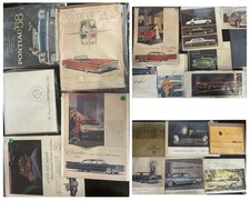 Vtg 1958-61 Auto Brochure Lot Cadillac Imperial Lincoln Pontiac Sales Literature picture