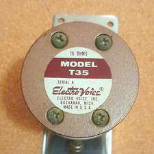 Vintage Electro-Voice, E-V, T35 Alnico 16 Ohm  Horn Tweeter, TESTED, WORKING picture