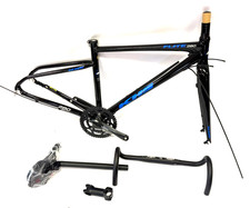 KHS Flight 280 XS 49cm Road Bike Alloy Frame / Carbon Fork, Crank  + Extras New picture