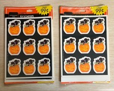 Vintage 1980's Hallmark Halloween Stickers / 2 sealed packs picture