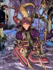 RARE Katherine's Collection by Wayne Kleski Louis D'Gras Jester Doll w/COA 34