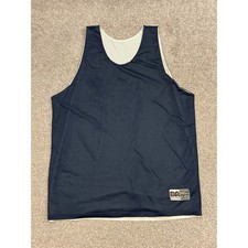 Don Alleson Athletic Basketball Jersey Mens XL Navy Blue Excellent Reversible 7 picture