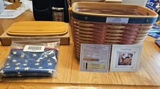 Longaberger Collectors Club 2001 Whistle-Stop Basket L/P/T-o Original Box picture