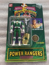 Vintage 1994 Bandai Mighty Morphin Power Rangers Auto Morphin Green Ranger Tommy picture
