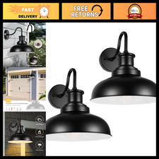 Vintage Outdoor Barn Lights - Industrial Wall Sconces for Porch, Garage, Entrywa picture