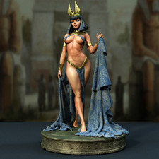 1/24 Scale Queen Cleopatra Resin Figure Model Kit Unpainted Miniature picture
