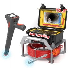 Sanyipace 165FT Sewer Camera w/ 512Hz Locator & Self-Leveling, 7mm Cable picture
