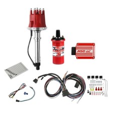 MSD Ignition 85551K Chevy V8 Pro-Billet Distributor Bundle w/6AL Box Chevy V8 picture