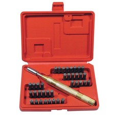 ToolTreaux Metal Number and Letter Stamping Set Auto Punch Storage Case - 38pc picture