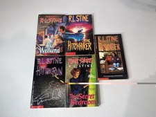 Vtg R.L. Stine Book Lot Of 5 1990’s The Hitch Hiker, The Baby Sitter, Etc. picture