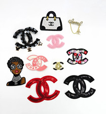 (SALE) 10PC  IRON-ON PATCHES/BROOCH SET (GREAT DEAL) picture