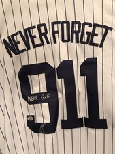 ROBERT O'NEILL PSA AUTO Baseball JERSEY 911 Signed NEVER FORGET QUIT NY YANKEES picture
