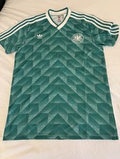 Germany 1990 away Sz M Adidas Originals reissue shirt jersey soccer Deutschland picture