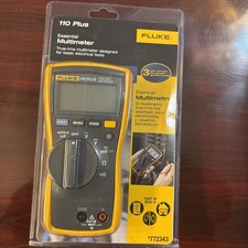 FLUKE 110 Plus Essential Multimeter True-rms CAT III Model 772343 picture
