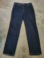 Women's Gloria Vanderbilt Amanda Straight Dark Wash Stretch Jeans Size 6 S picture