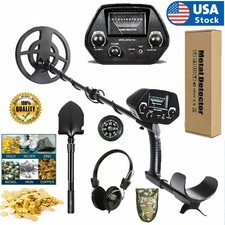LCD Metal Detectors Gold Digger Deep Sensitive Hunter Coil Searcher picture
