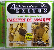 Los Cadetes De Linares – 4 Decadas De Éxitos (2007, CD) picture