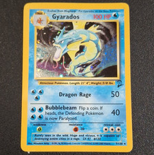 Pokemon TCG Gyarados 007/130 Base Set Holo Rare 100 HP English Arita picture