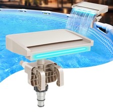 LED Pool Fountain Waterfall for Above Ground Pools, 7 Different Lighting Colors picture
