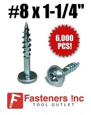 (Qty 6000) Kreg #8 X 1-1/4