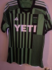 Adidas Austin FC Home Soccer Jersey Mens XLarge Slim Green MLS 2023/2024 Adult picture